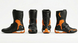 Botas de Motociclismo Impermeables de Último Diseño, Estilo Urbano, Todoterreno, con Logotipo Personalizado, Transpirables, de Cuero - Product Image 3