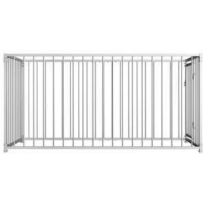 Caseta para Perros de Acero Plateado de Durabilidad Media, Rectangular, Casa para Mascotas y Muebles - Product Image 4