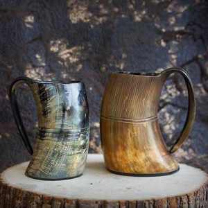 Auténtica Jarra Vikinga de Cuerno para Beber Miel, Cerveza o Cerveza Ale, Ideal para Festivales Renacentistas, Disponible a un Precio Razonable - Product Image 6