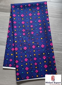 Tissu en popeline de coton Ankara imprimé wax africain de qualité supérieure pour la confection de vêtements et les projets de mode en Tanzanie - Product Image 4