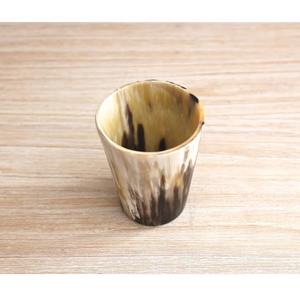 Verre artisanal écologique en corne de buffle véritable avec forme naturelle - Product Image 6