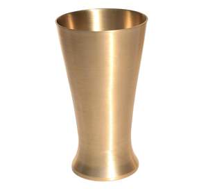 Vaisselle en verre Bronze/Kansa Pure Source India pour Lassi, lait et eau, robuste et durable - Product Image 6