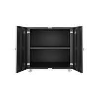 Classeur mobile de piédestal de support de copieur en acier blanc de 2 portes pour le support d'imprimante de meubles de bureau