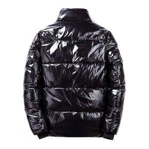 Chaqueta de Invierno Acolchada para Hombre, Brillante, de Alta Calidad, Gruesa y Cálida, Estilo Urbano Hip Hop, Parka Acolchada Brillante, Venta al Por Mayor 2026 - Product Image 2
