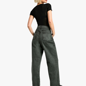 Pantalones Vaqueros de Mujer de Alta Calidad, Personalizados, Precio de Fábrica OEM/ODM, Duraderos, Cómodos, Casuales, a la Moda - Product Image 4