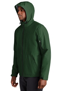 Men's Casual Waterproof Windbreaker <b>Jacket</b> Hooded Zip Outerwear Quick Dry <b>Fleece</b> <b>Lining</b> Running Outdoor - Product Image 4