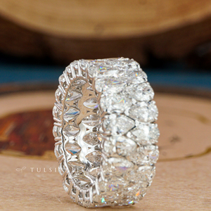 Bague élégante en or 14 carats avec diamant de laboratoire pour femme, bijoux fins, bague de fiançailles avec diamant synthétique, cadeau minimaliste pour un anniversaire - Product Image 4
