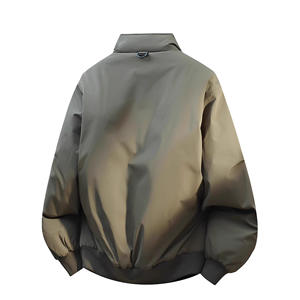 Nouvelles vestes bomber matelassées pour hommes, personnalisables avec logo, de haute qualité, à manches longues, avec fermeture éclair et boutons, disponibles en gros (OEM) - Product Image 3