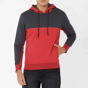 Winter Wear Men's Plain Hoodie Dark Blue Custom Logo Hooded Sweatshirt Premium Quality Casual Pullover - Product Image 5