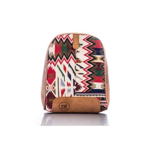 LW-mochila de cuero de alta calidad para mujer, bolso escolar hecho a mano - Product Image 2