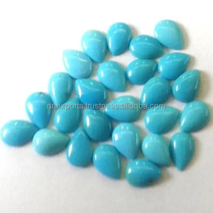 Turquesa Natural Sleeping Beauty de 5x7mm, Cabujón Plano en Forma de Pera, Gema Suelta de Buena Calidad para Joyería a Precio de Mercado Mayorista - Product Image 2