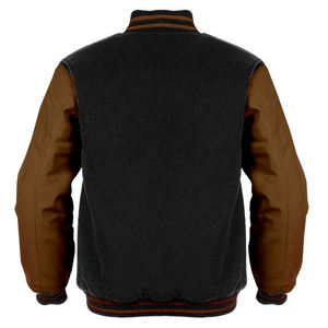 Unisex Fashion Varsity <b>Jacket</b> Stand Collar Geometric Athletic Fit Stylish <b>Warm</b> Casual Outerwear for Outdoor Everyday Wear - Product Image 5