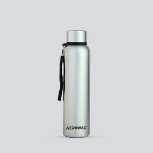 Stainless Steel Vacuum Insulated Water Bottle Strap Handle AEROWAC Flask - Product Image 2