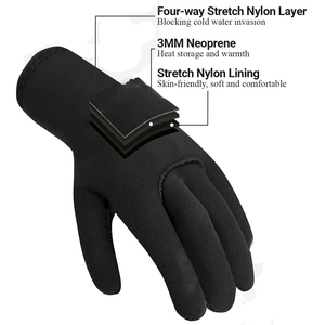 Hot <b>Sale</b> Best Enhancing Performance Diving Gloves Wholesale Good Price Modern Look Solid Color Diving Gloves - Product Image 4