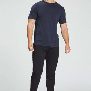 เสื้อยืดผู้ชายฤดูร้อนแบบคัสตอม ทรงโอเวอร์ไซส์ คอกลม เรียบง่าย ผ้าหนา - Product Image 6