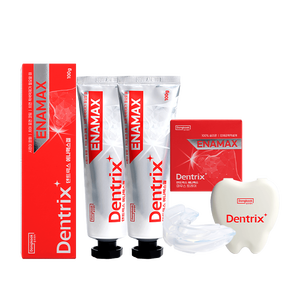 Dentrix Enamax Kit pemutih gigi, Gel 100g X 2 + 1 nampan mulut - Product Image 1