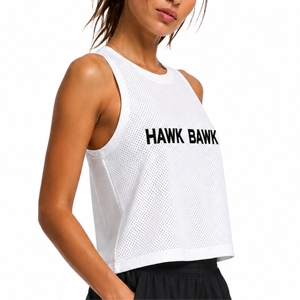 Custom Women <b>Mesh</b> Tank <b>Top</b> Sleeveless Sports Gym Fitness Workout Training Vest Quick Dry Lightweight Design tank <b>Top</b> - Product Image 3