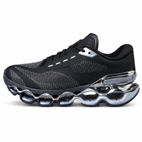 Chaussures de course à coussin d'air pour hommes, baskets respirantes en maille absorbant les chocs, légères, décontractées, athlétiques, vente en gros