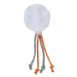 Set di Giocattoli Squeaky per Animali Domestici in Peluche, Palla da 4 cm con Campanello e Corda - Product Image 3