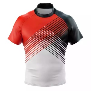 Fábrica que produce la última versión de camisetas de rugby sublimadas antiencogimiento, personalizadas, cómodas y transpirables. - Product Image 6