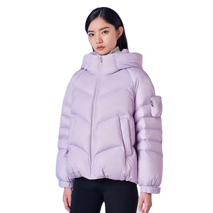 Veste d'hiver unisexe pour femme, personnalisable, imperméable, coupe-vent, écologique, rembourrage en polyester, veste bomber - Product Image 2