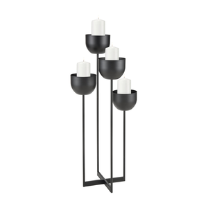 Porte-bougie décoratif moderne en fer, durable, résistant à la chaleur, écologique, vintage, pour un style de maison luxueux, salle à manger, ambiance festive - Product Image 1
