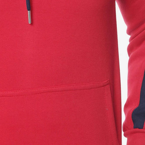 Sweat à capuche pour homme haut de gamme personnalisé avec logo, mélange polyester/coton, polaire épais, séchage rapide, respirant, hiver - Product Image 4