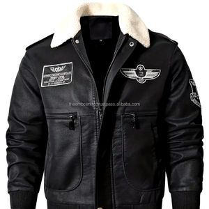 Chaquetas de moda de cuero Premium de alta calidad de nuevo estilo para hombre personalizado mejor diseño con material de tela Precio de Venta caliente - Product Image 1