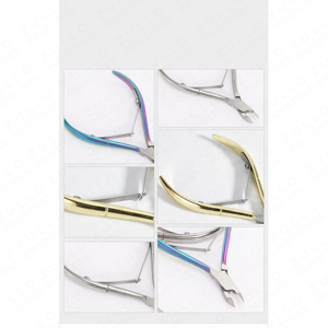 Coupe-cuticules en acier inoxydable robuste, argenté, outil professionnel de manucure et pédicure avec une mâchoire de précision tranchante - Product Image 3