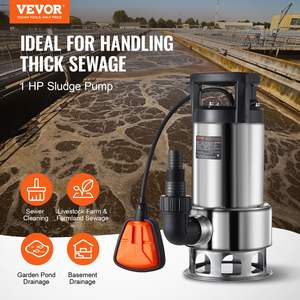 Pompe de puisard submersible en acier inoxydable 1HP 4020GPH 30FT Lift Automatic ON/OFF Float Switch for Drain Clean/Dirty Water Basin - Product Image 2