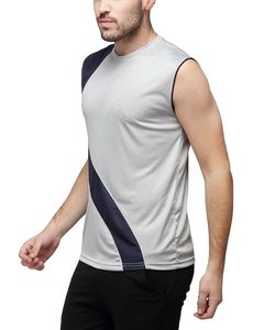 เสื้อกล้ามผู้ชาย Onstyle Sports คอกลม ผ้าถักเนื้อนุ่ม ระบายอากาศ แห้งเร็ว ผ้าฝ้าย 100% สวมใส่สบายๆ สำหรับเล่นกีฬา ปรับแต่งได้ - Product Image 5
