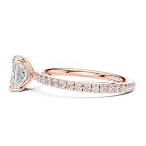 ชุดแหวนแต่งงานแฟชั่น Aries Jewel Classic ทองคำแท้ 14K เพชรเจ้าหญิงทรงเหลี่ยม 1 กะรัต เพชรเพาะเลี้ยงในห้องปฏิบัติการ IGI ของขวัญวันครบรอบ - Product Image 6