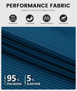 เสื้อโปโลกอล์ฟผู้ชายแขนสั้นลายทาง UPF 50+ ระบายความชื้นได้ดี เสื้อยืดคอปกพิมพ์ลายลำลองสำหรับผู้ชาย - Product Image 5