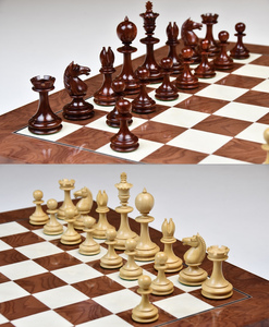 Jeu d'échecs sophistiqué fait à la main en cuir de précision et pièces ABS haut de gamme pour jouer à des jeux de société, y compris le backgammon - Product Image 2