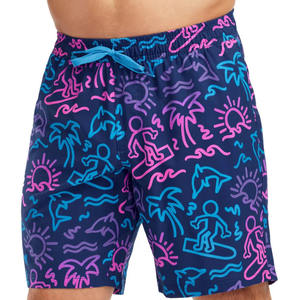 กางเกงว่ายน้ำชายพิมพ์ลายแบรนด์ส่วนตัว เอวยางยืด กางเกงขาสั้นฤดูร้อน คุณภาพสูง กางเกงชายหาดชายหาดแบบสั่งทำพิเศษ - Product Image 1