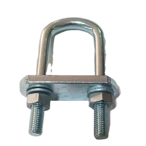 Revekka U-Bolt M8 en acier doux haute résistance, galvanisé à chaud, avec écrou et rondelle, pince de fixation de qualité industrielle, fabriqué en Inde - Product Image 2