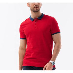Polo à manches courtes pour homme, noir, fermeture éclair, coupe décontractée, tricot piqué, couleur unie, design respirant - Product Image 3