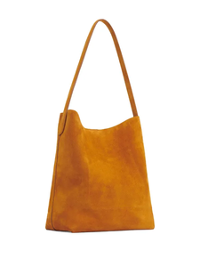 Sac à main pour femme en cuir véritable 100 %, léger et souple, avec fermeture éclair, compartiments spacieux, coutures durables, design élégant pour le bureau - Product Image 5