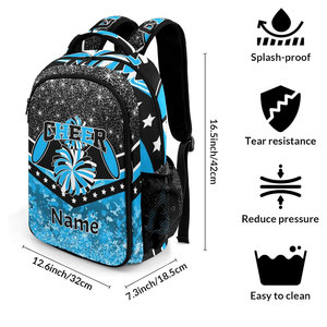 Sac à dos personnalisé pour équipe de cheerleading, prix bas, pour étudiantes, filles, avec paillettes, sublimation, sac de sport pour cheerleading et danse - Product Image 4