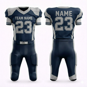 Jersey de Fútbol Americano Personalizado al por Mayor 2026 |   Uniforme de Equipo Transpirable de Manga Corta para Hombre |   Fabricante OEM - Product Image 1