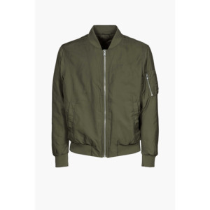 เสื้อแจ็คเก็ตบอมเบอร์ผู้ชาย Core Green ผลิตจากโพลีเอสเตอร์ 100% จากโรงงานโดยตรง เสื้อแจ็คเก็ตบอมเบอร์โพลีเอสเตอร์สีเขียวแบบให้ความร้อน - Product Image 6