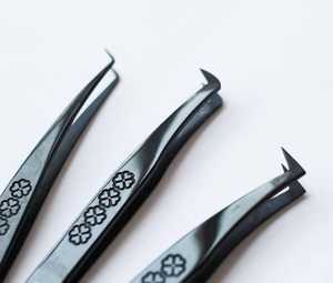 Pinzas para Pestañas de Acero Inoxidable con Punta de Fibra, Dentadas, con Opción de Logotipo Personalizado - Venta al por Mayor - Product Image 5