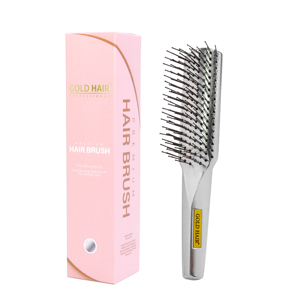 Cepillo de Pelo Compacto Profesional Gold HairProfessional, Rectangular, de Nailon, con Mango de Plástico, en Dorado Metálico, Plateado, Rosa, en Caja - Product Image 2