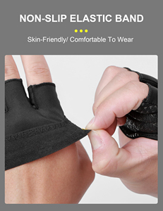 Guantes de gimnasio de calidad premium con ajuste a los dedos, tela transpirable y que absorbe la humedad para un ajuste cómodo durante los entrenamientos al aire libre. - Product Image 4