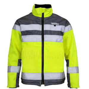 LEADER SPORTS Chaquetas de Seguridad para Hombre, Ropa de Trabajo Transpirable de Poliéster para Exteriores, Alta Visibilidad, Múltiples Bolsillos, Certificación CE, Resistentes a Pinchazos - Product Image 6