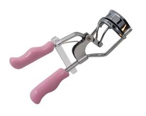 Recourbe-cils avec poignée ergonomique rose, outil de recourbement des cils en acier inoxydable pour tous types de cils et formes d'yeux, poignée antidérapante - Product Image 5