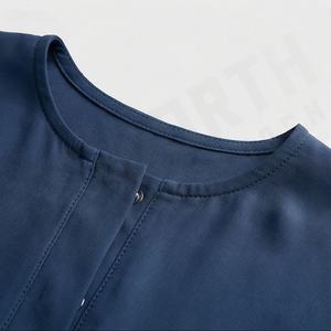 2025 OEM Kimono Abaya pour femmes musulmanes, en tissu polyester épais, doux et très extensible, col en V, manches longues, pour fêtes, Ramadan, mariages - Product Image 4