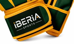 Guantes de Boxeo IBERIA Personalizados en Verde y Amarillo, Guantes de Entrenamiento Premium, Logotipo Personalizado, OEM, ODM, Equipo de Boxeo al por Mayor - Product Image 5