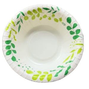 180ml Eco-Friendly Biodegradable <b>Disposable</b> <b>Bowls</b> Paper Serving Dish for Snacks Dinner Birthdays Weddings & Parties for Rice - Product Image 2
