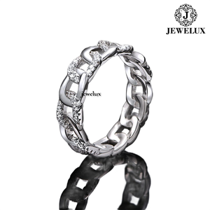 Jewelux 925 <b>Silver</b> 18K Gold Plated Cocktail <b>Ring</b> with <b>Emerald</b> Cut Channel Setting Geometric Luxury Unisex Design From India - Product Image 2